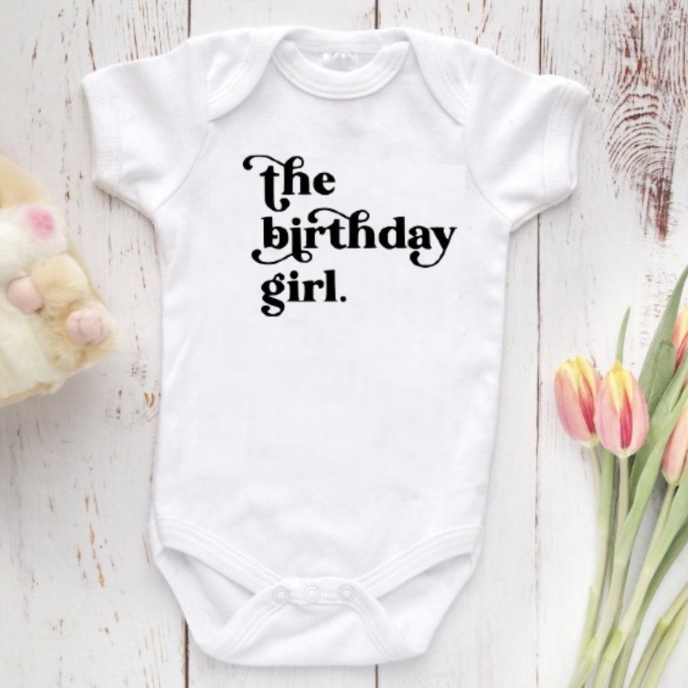 The Birthday Girl Onesie Multiple Color Options